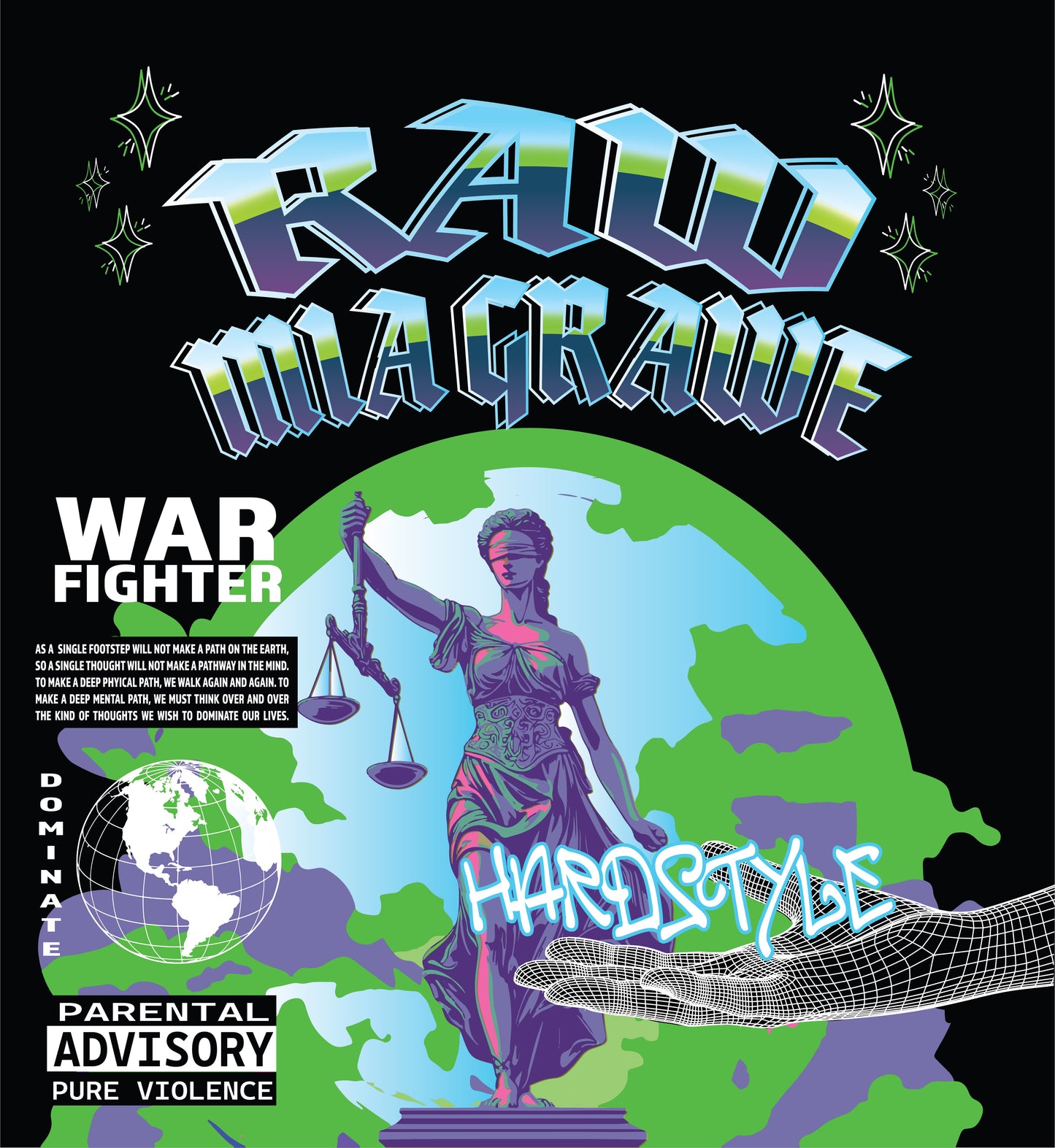Mia "RAW" Grawe Fight Tee