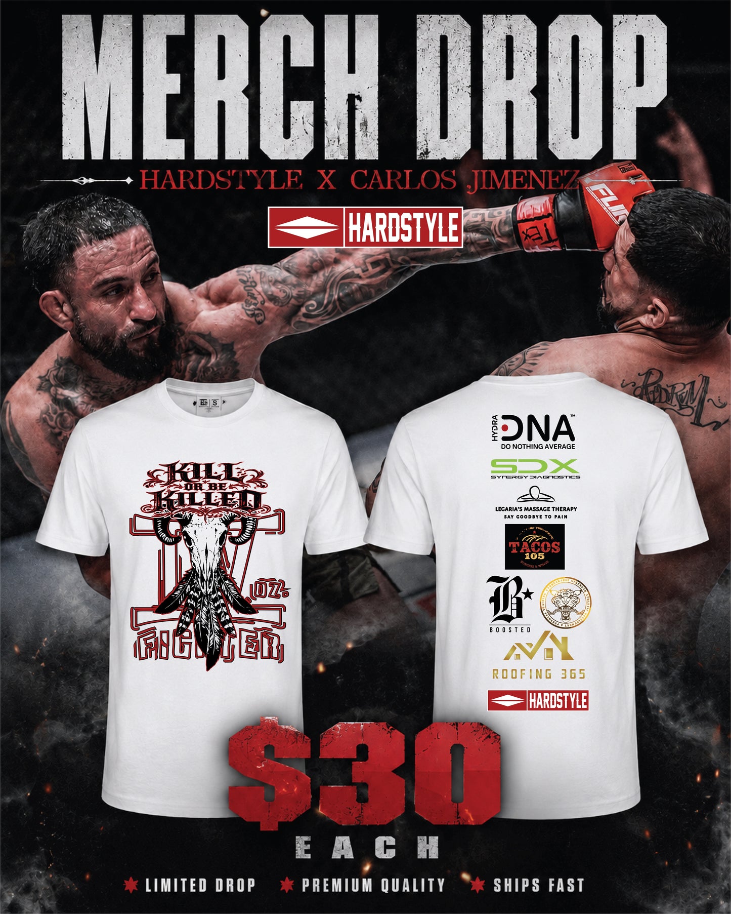 Carlos Jimenez Fight Shirt 2.0