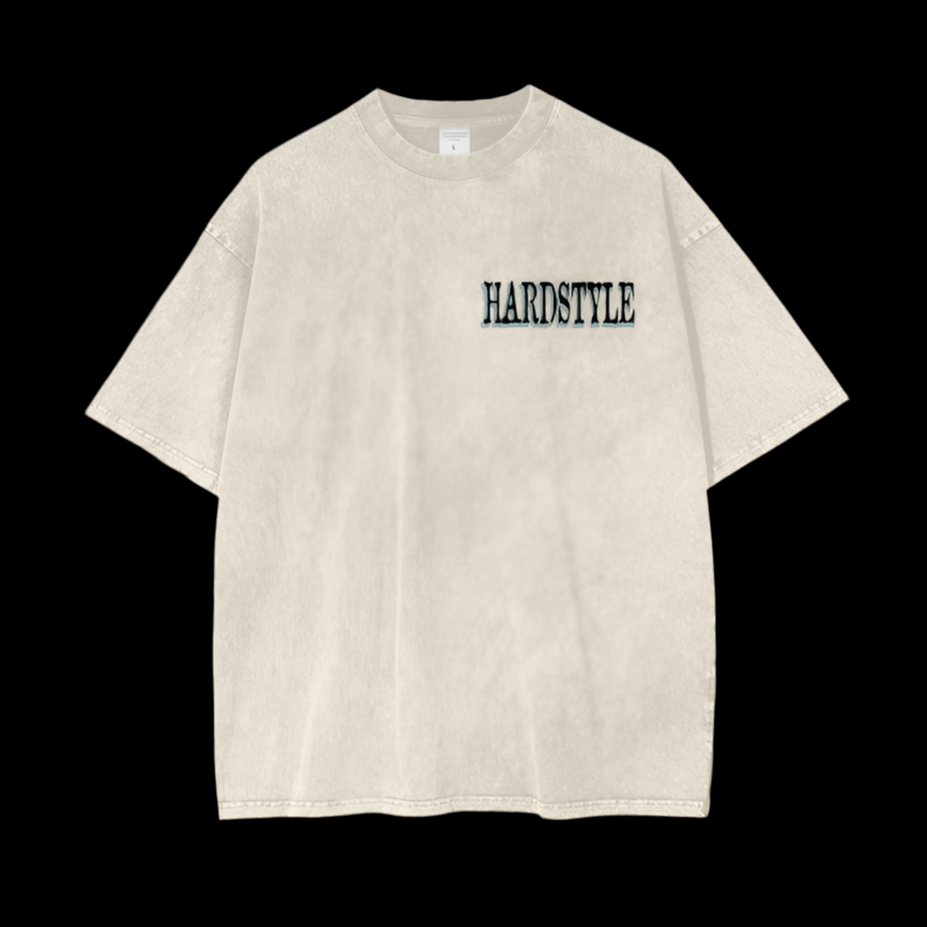 Vibin Tee - Cream Acid Wash