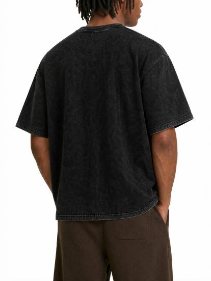 GLITCH OG ACID WASHED STREET WEAR TEE