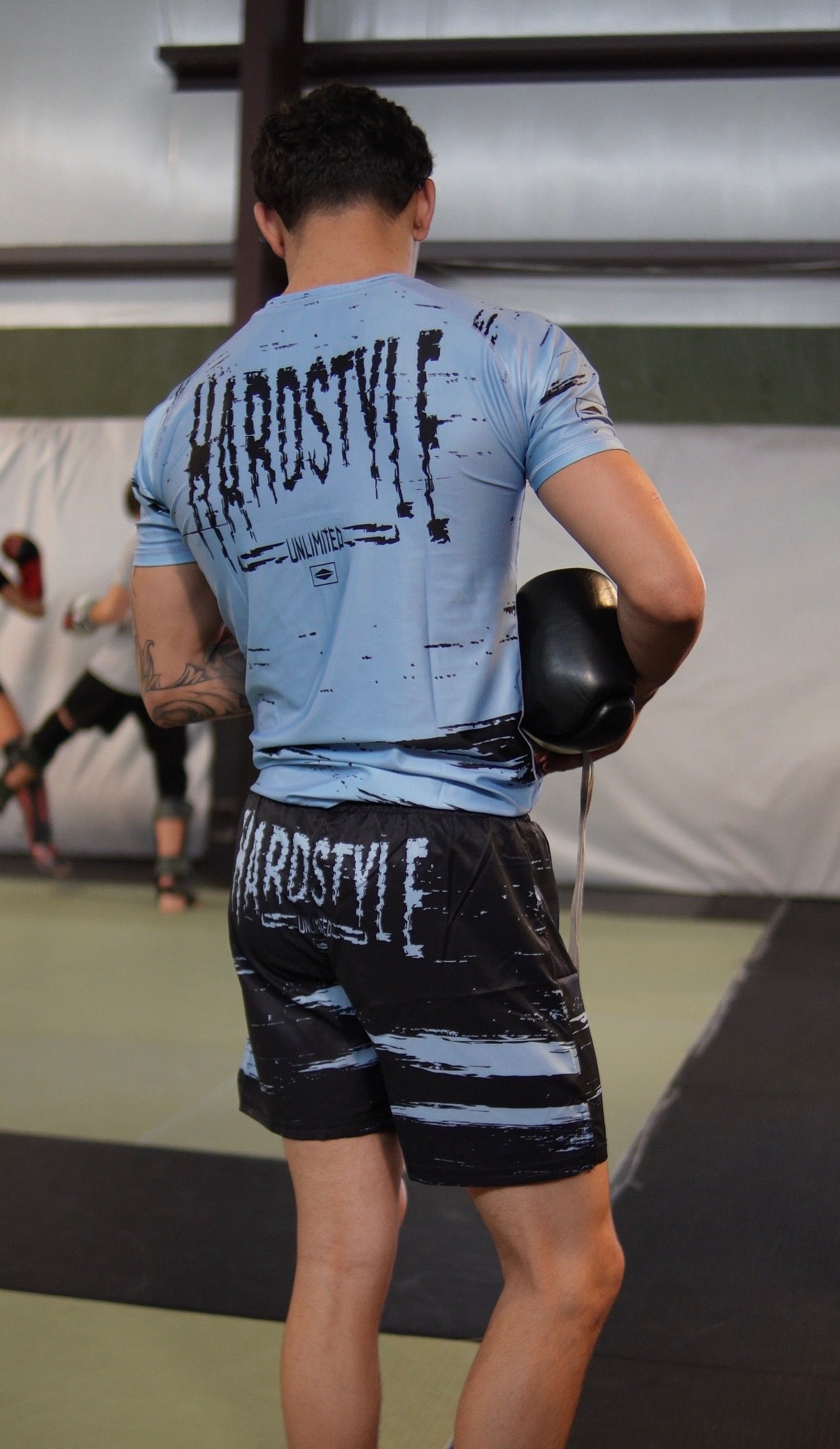 GLITCH | BLUE | RASH GUARD