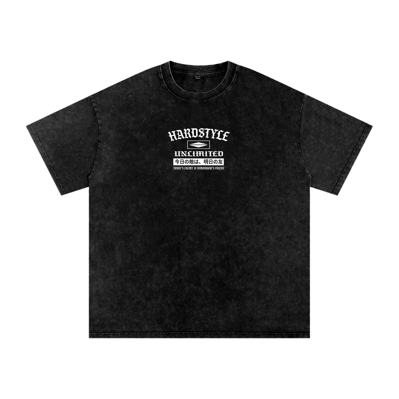 ACID WASHED ENEMIES/FRIENDS TEE