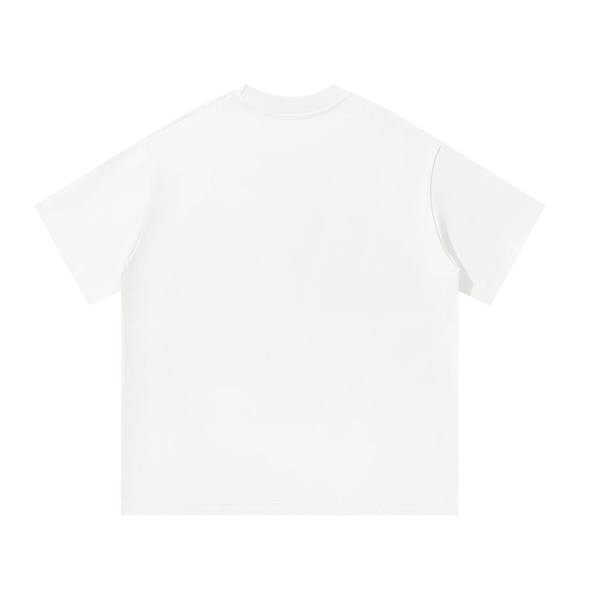 Elegant Oversized Cursive Gold Standard Tee (white/ apricot)