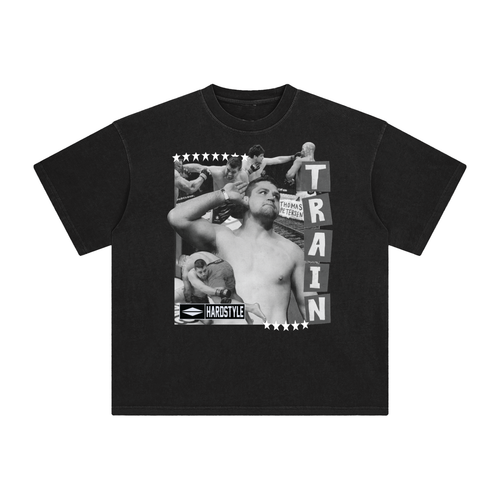 Thomas Petersen OG Black and Gray Collage Tee