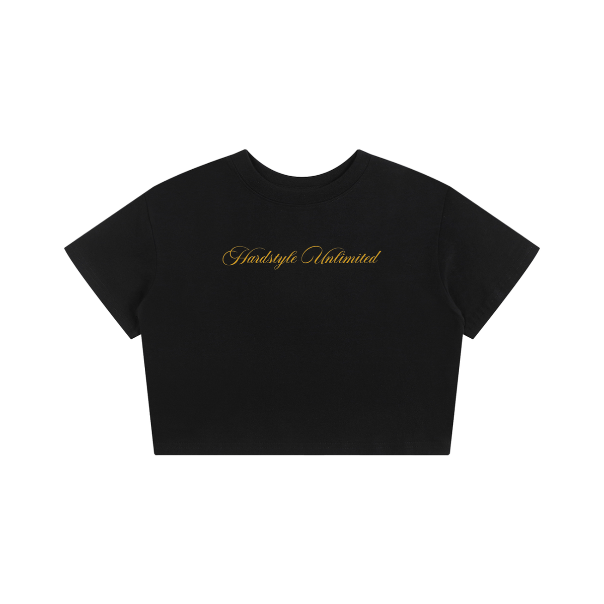 Hardstyle Unlimited Elegant Cursive Baby Tee Seamless T-Shirt - 200 GSM