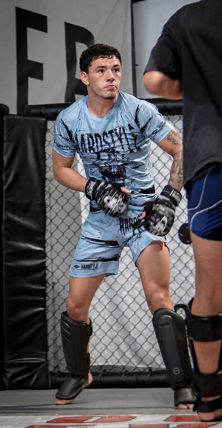 GLITCH | BLUE | RASH GUARD