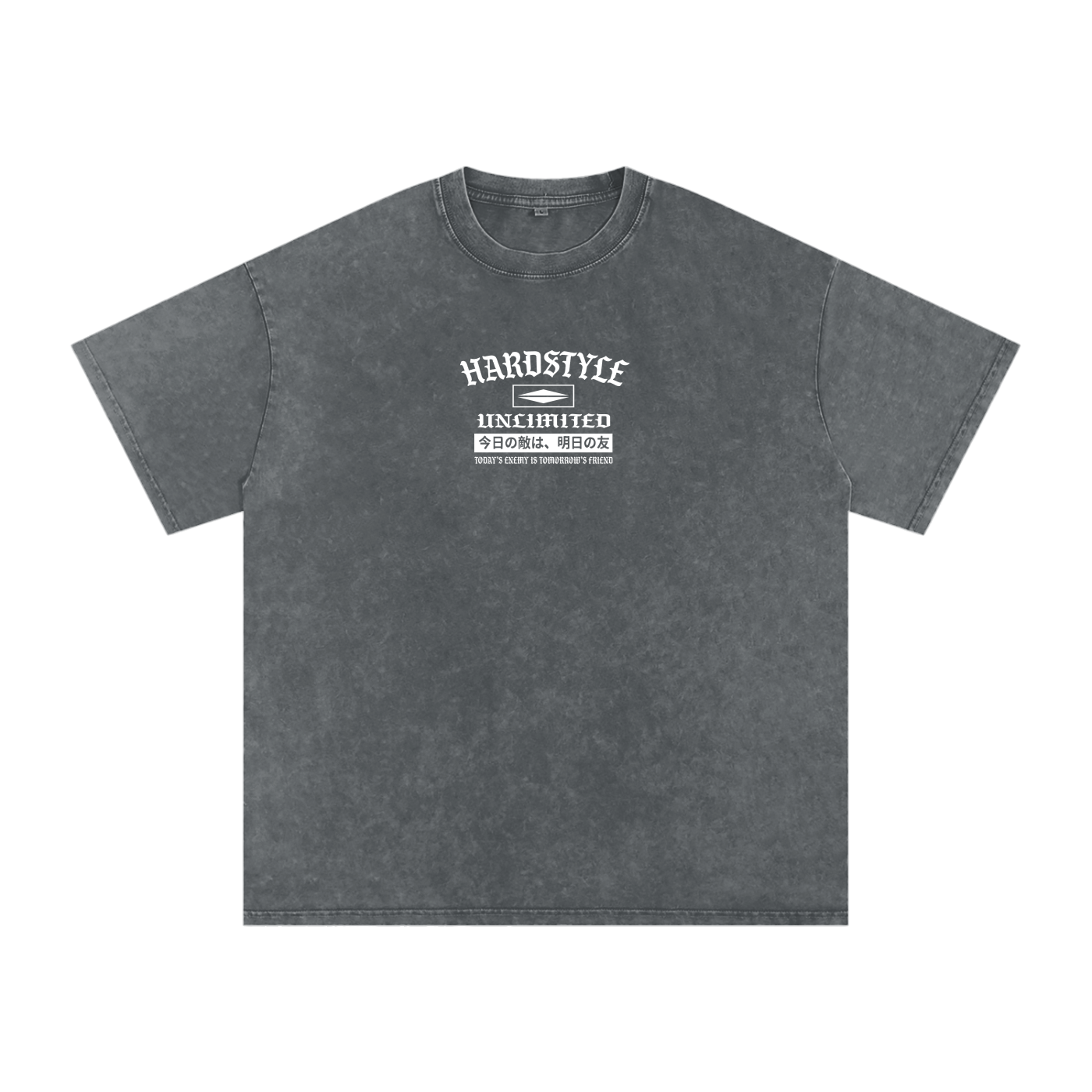ACID WASHED ENEMIES/FRIENDS TEE