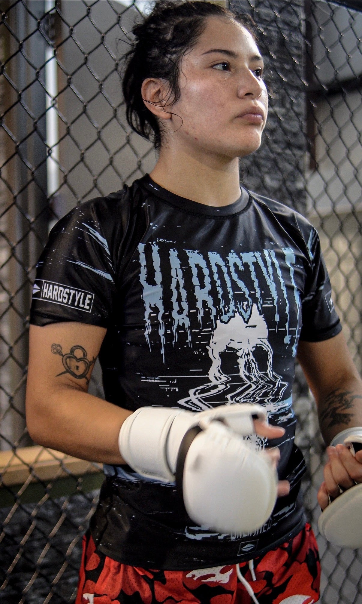 GLITCH | BLACK | RASH GUARD