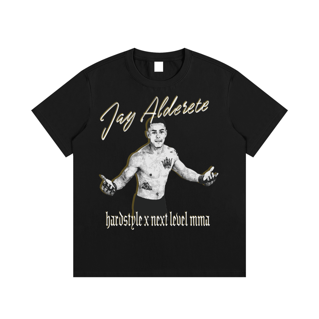 Jay Alderete Black n White Fight Tee