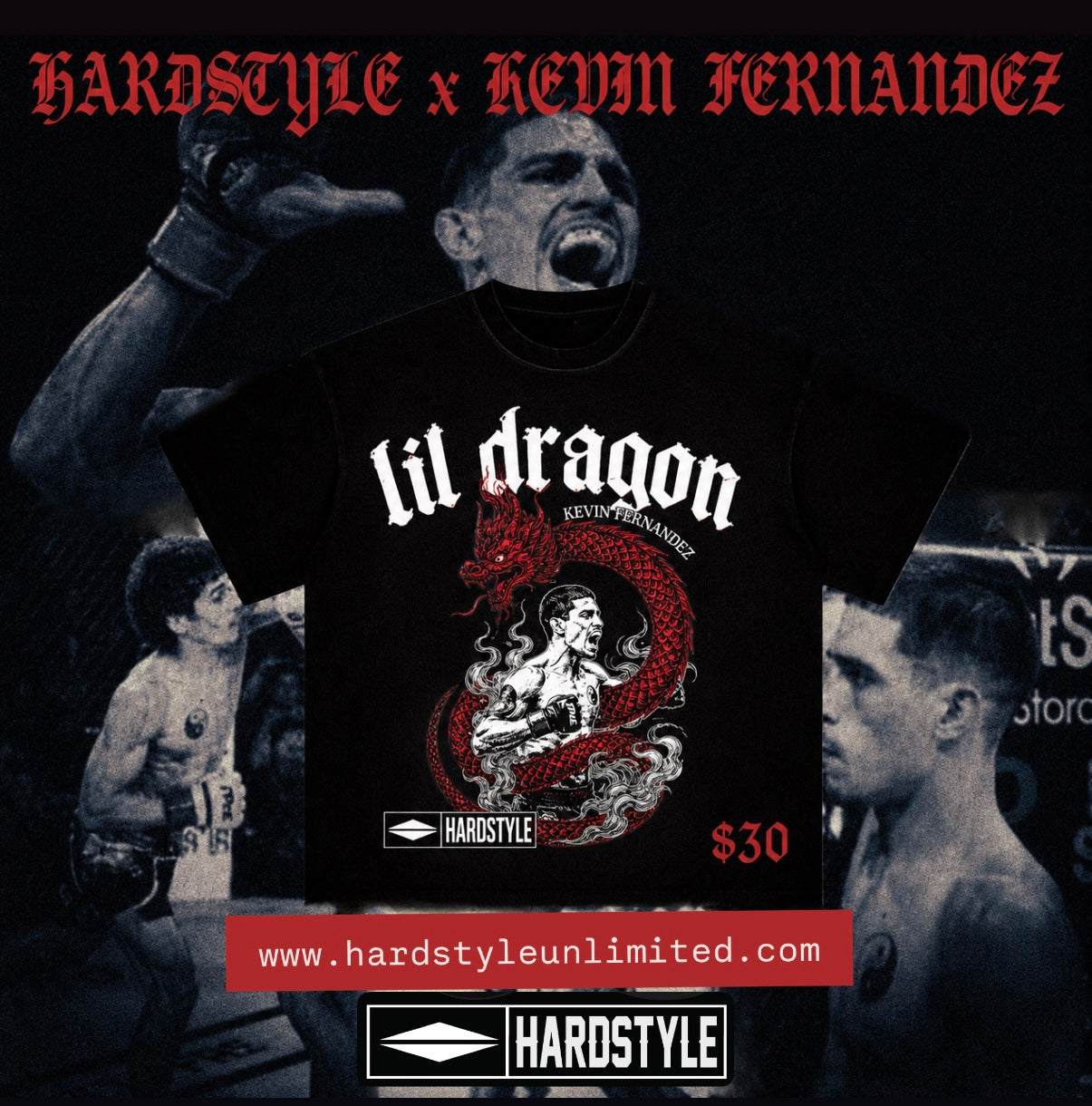 Kevin “Lil Dragon” Fernandez Fight Tee