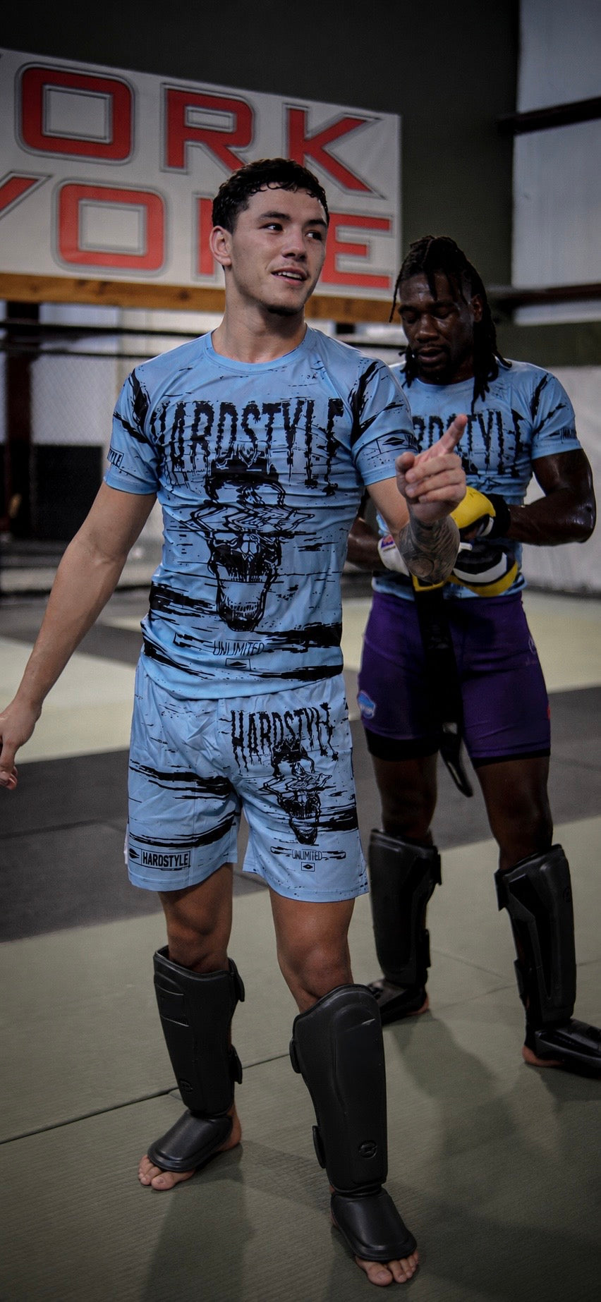 GLITCH | BLUE | RASH GUARD