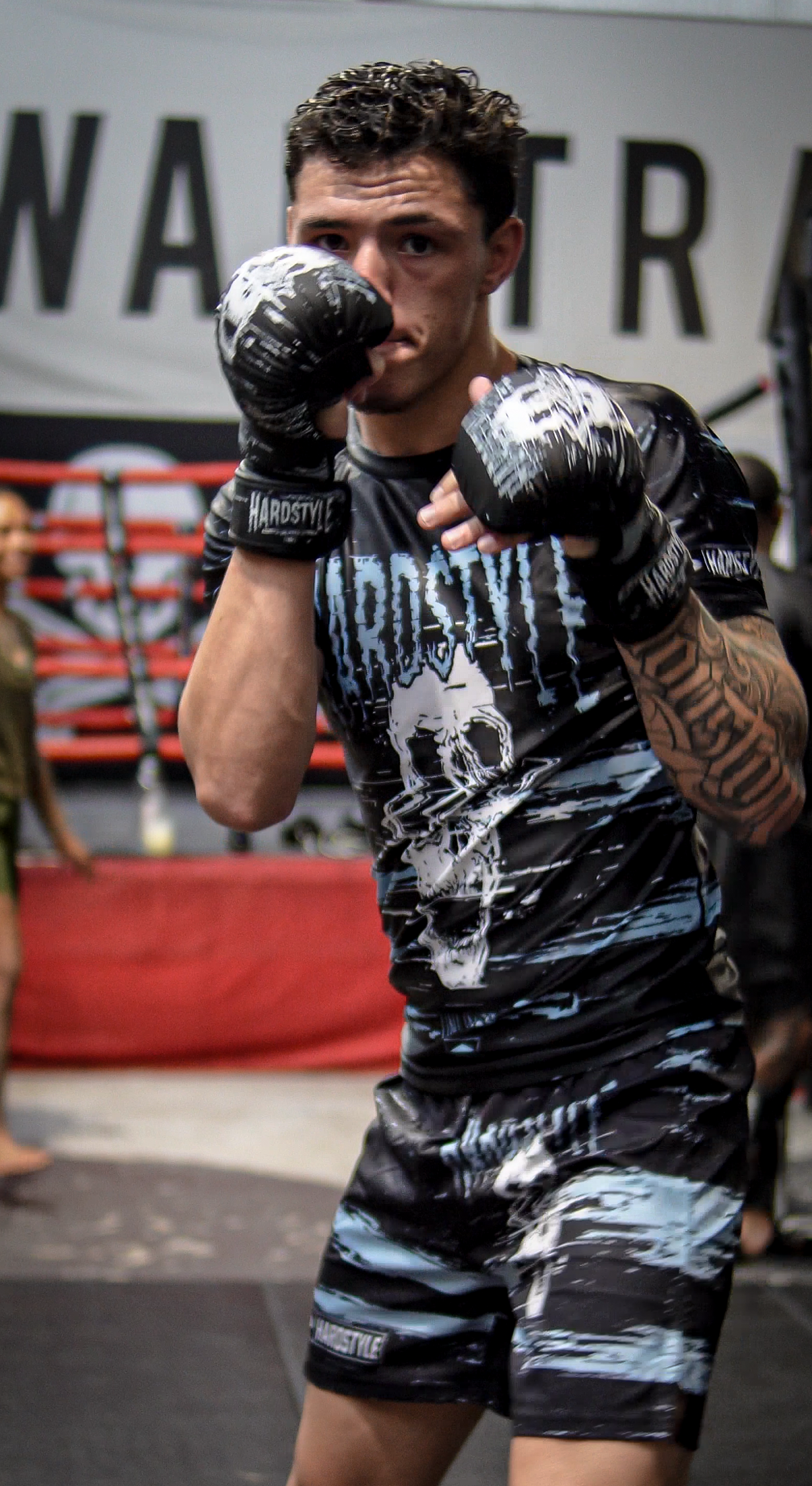 GLITCH | BLACK | RASH GUARD