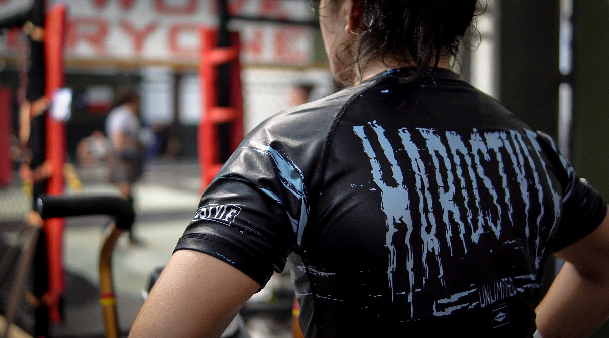 GLITCH | BLACK | RASH GUARD
