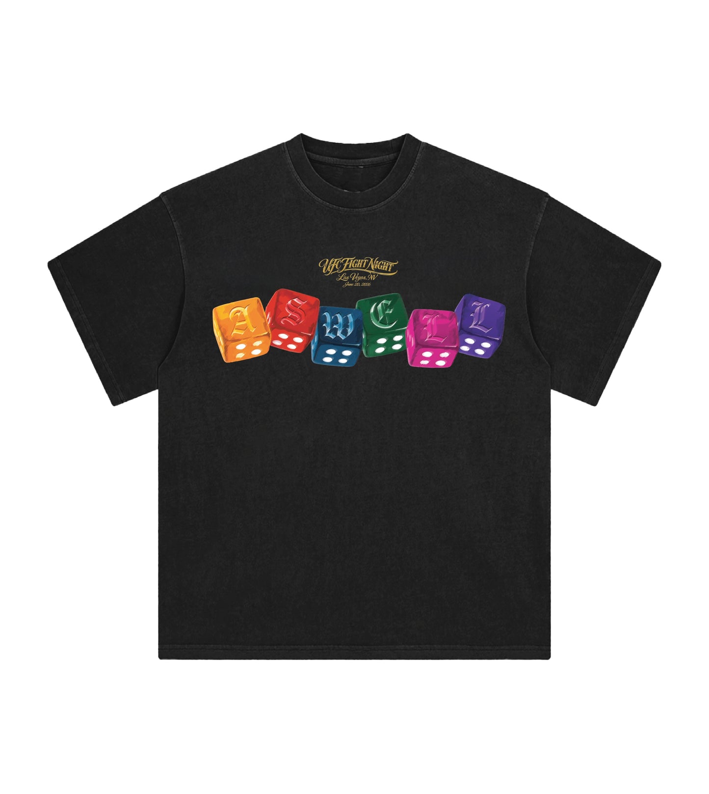 Michael Aswell Vegas Fight Night Tee Shirt
