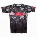 HUNT! Camo BJJ Rash Guard