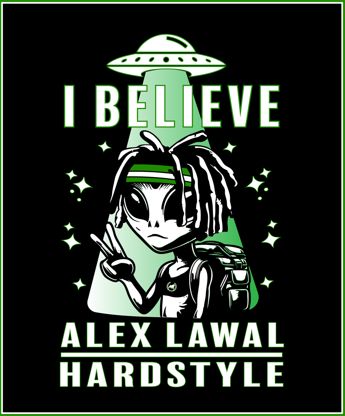 I BELIEVE. Alex Lawal x Hardstyle Fight Shirt