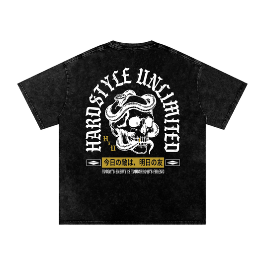 ACID WASHED ENEMIES/FRIENDS TEE